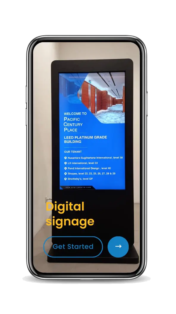 Digital Signage Enclose Kiosk Mukti Jaya Utama